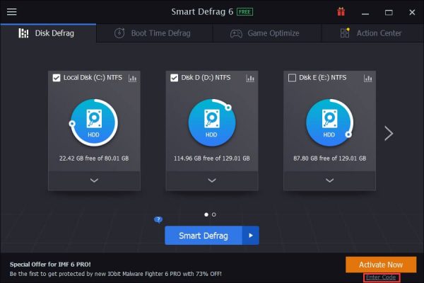IObit Smart Defrag Pro 
